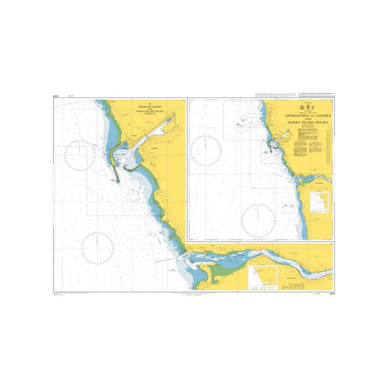 Admiralty - 3258 - Approaches to Leixoes and Barra do Rio Douro