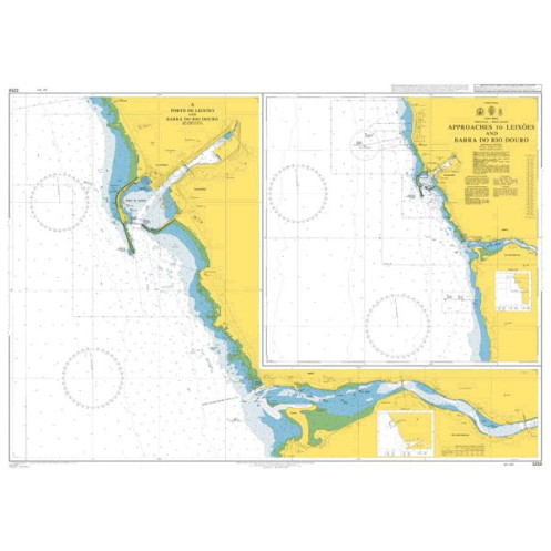 Admiralty - 3258 - Approaches to Leixoes and Barra do Rio Douro