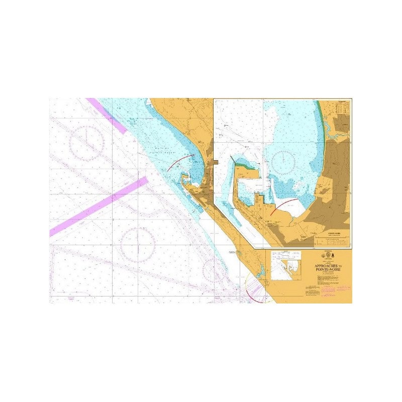 Admiralty - 3290 - Approaches to Pointe-Noire