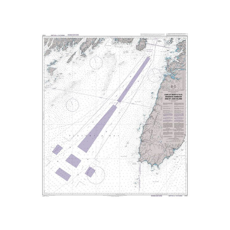 Admiralty - 4737 - Cape St Marys to/A Argentia Harbour and /Et Jude Island