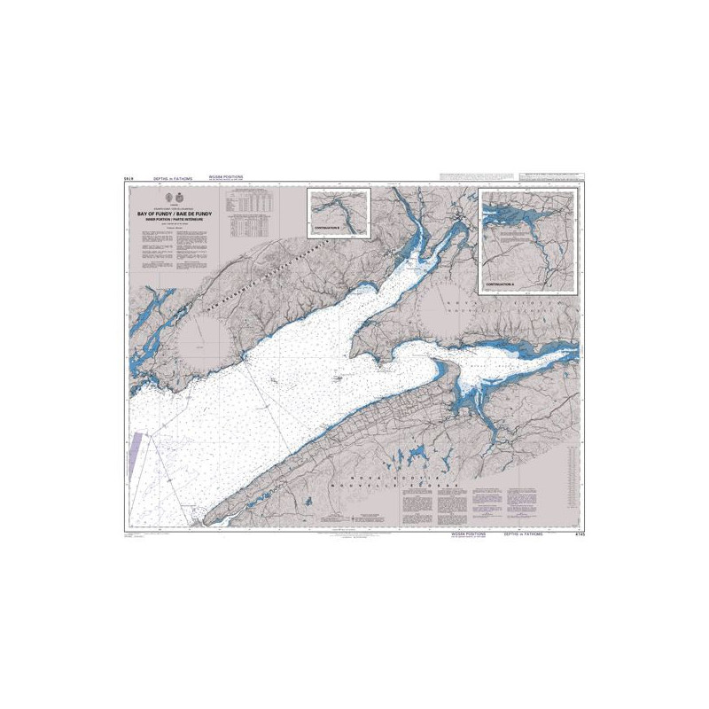 Admiralty - 4745 - Bay of Fundy inner portion / Baie de Fundy partie interieure