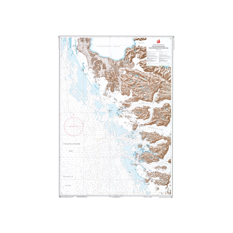 Danish Hydrographic Office - 1211 - Groenland Vestkyst. Frederikshab – Frederikshab Isblink