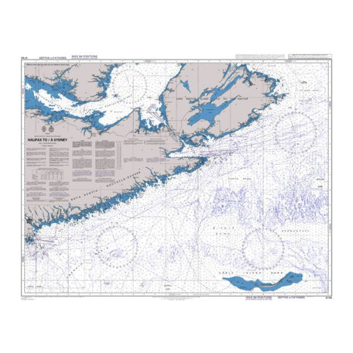 Admiralty - 4748 - carte marine - De Halifax à Sydney
