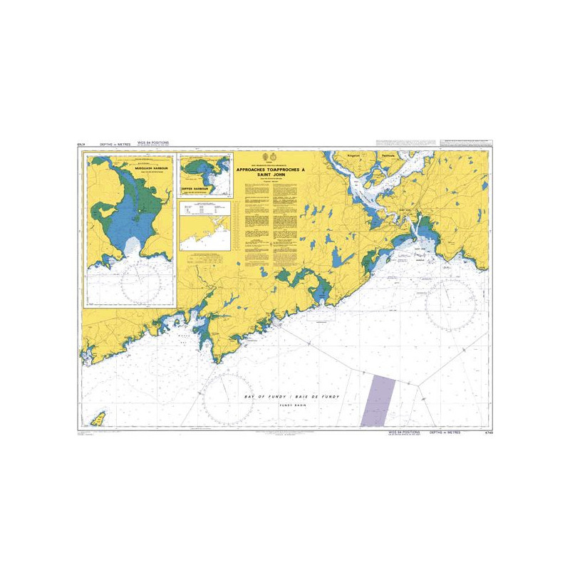 Admiralty - 4749 - Approaches to/Approches a Saint John