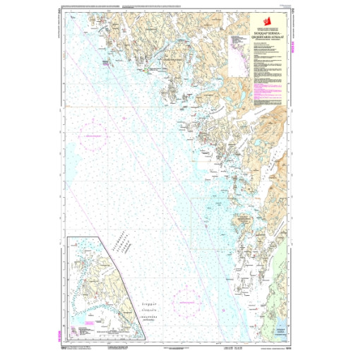 Danish Hydrographic Office - 1212 - Groenland Vestkyst. Sioqqap Sermia – Qeqertarsuatsiaat (Frederikshåb Isblink – Fiskenæsset)