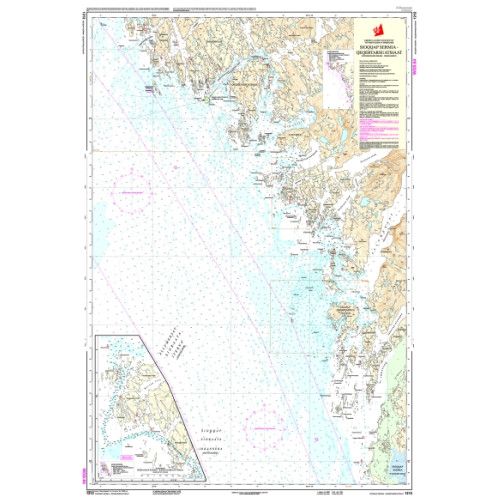 Danish Hydrographic Office - 1212 - Groenland Vestkyst. Sioqqap Sermia – Qeqertarsuatsiaat (Frederikshab Isblink – Fiskenaesset)