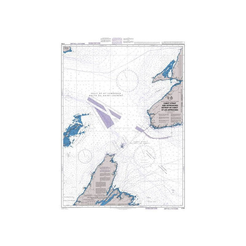 Admiralty - 4764 - Cabot Strait and Approaches / Detroit de Cabot et Les Approaches