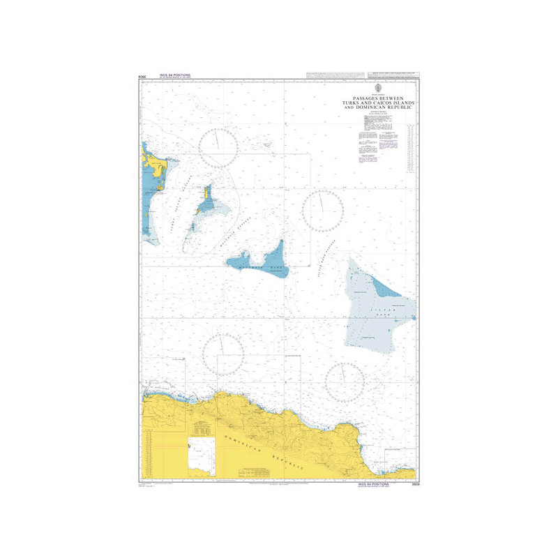 Admiralty - 3908 - Passages Between Turks and Caicos Islands and Dominican Republic