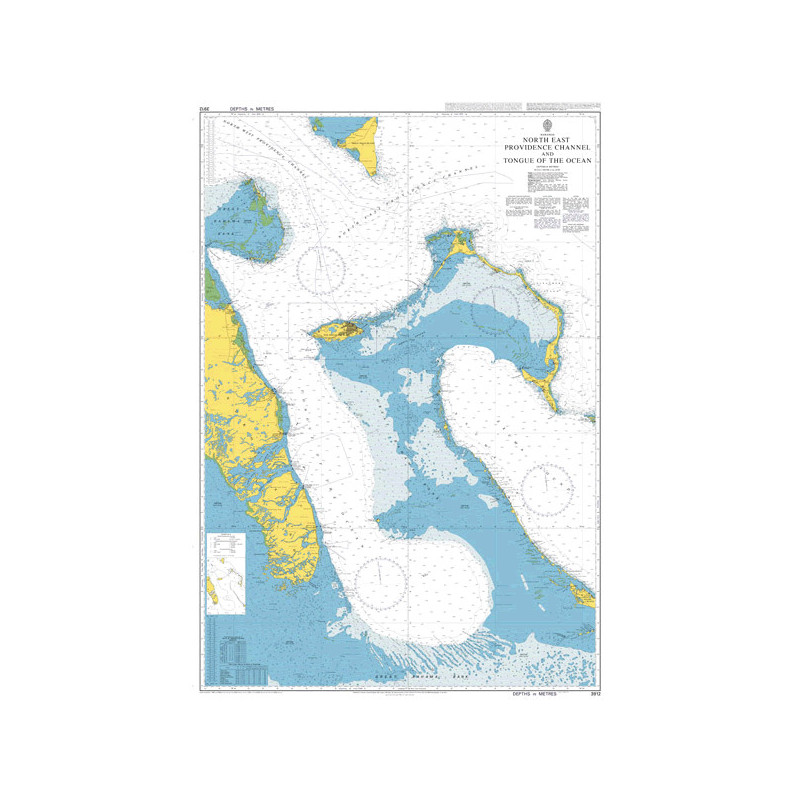 Admiralty - 3912 - North East Providence Channel and Tongue of the Ocean
