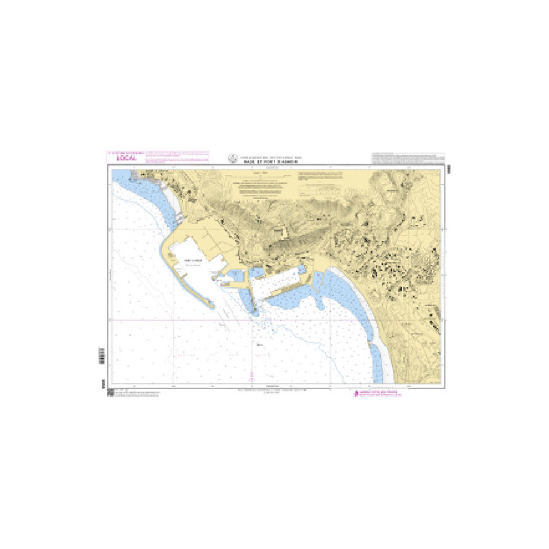 Shom C - 5955 - Rade et port d'Agadir