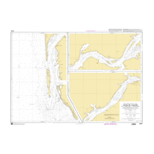 Shom C - 6147 - Cours du Saloum - De l'embouchure à Foundiougne