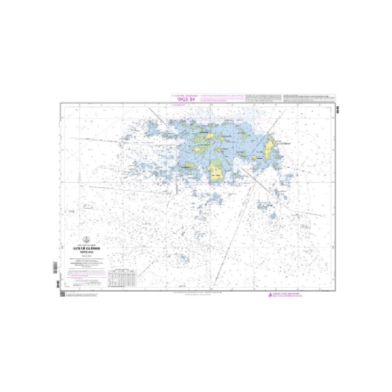 Shom C - 6648 - Iles de Glénan - Partie Sud