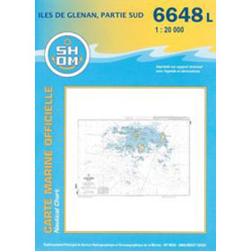 Shom L - 6648L - Iles de Glénan - Partie Sud
