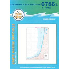 Shom L - 6786L - De Biscarrosse à San Sebastian