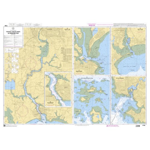 Shom C - 7249 - Ports et Mouillages en Finistère Sud