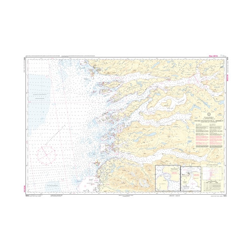 Danish Hydrographic Office - 1412 - Kitaata Sineriaa (Groenland Vestkyst) The West Coast of Greenland. Inussuttusup Tunua - Sisi