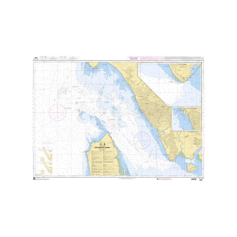 Shom C - 7582 - Estuaire du Gabon