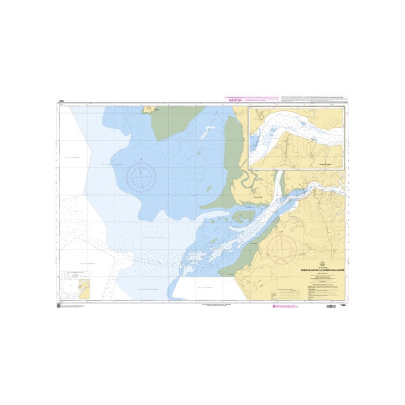 Shom C - 7586 - Embouchure de la rivière Mellacorée