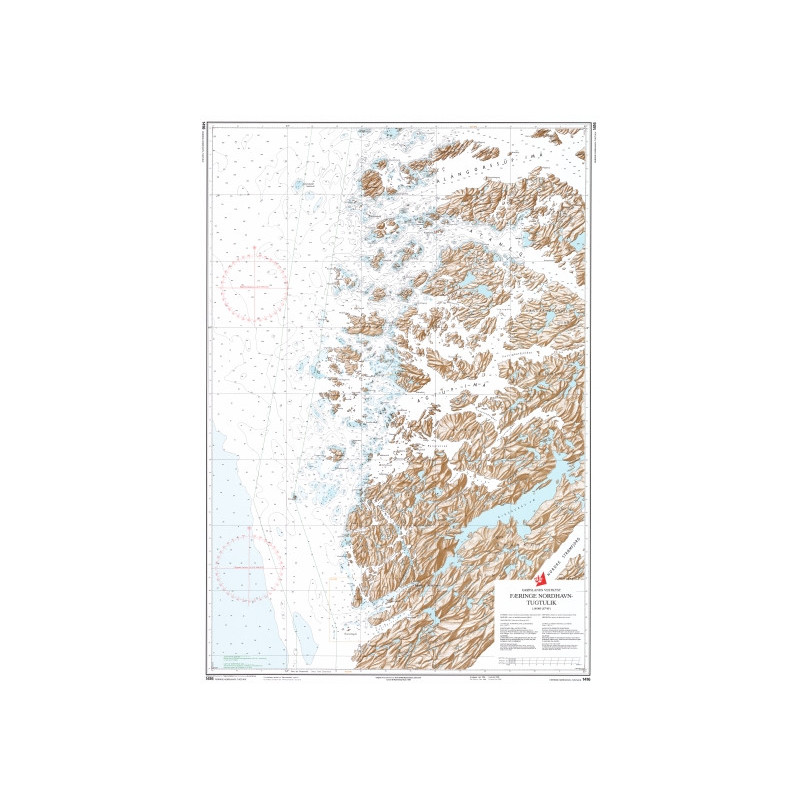 Danish Hydrographic Office - 1416 - Groenland Vestkyst. Faeringe Nordhavn – Tugtulik