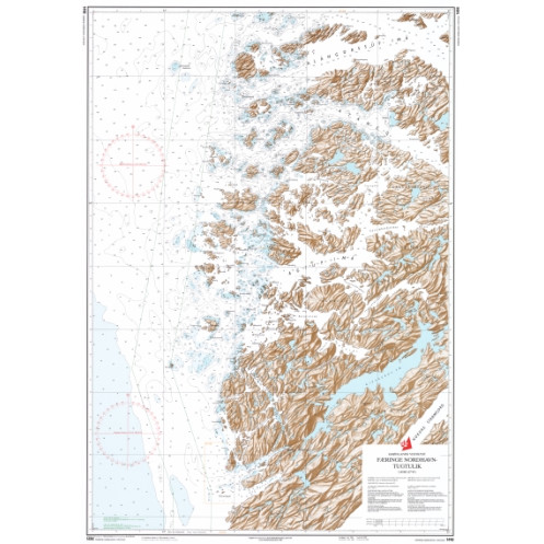 Danish Hydrographic Office - 1416 - Groenland Vestkyst. Færinge Nordhavn – Tugtulik