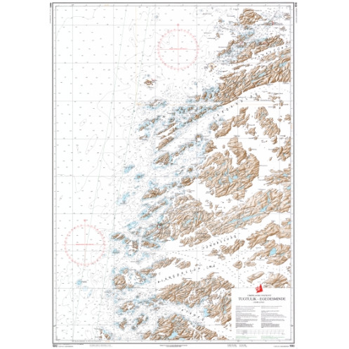 Danish Hydrographic Office - 1510 - Groenland Vestkyst. Tugtulik – Egedesminde