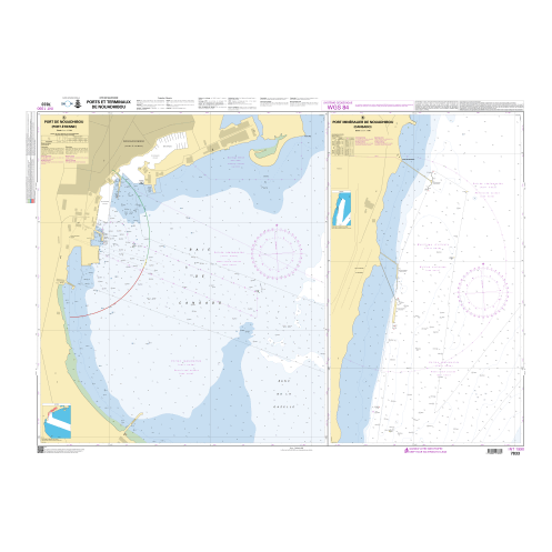 Shom C - 7833 - Ports et terminaux de Nouadhibou