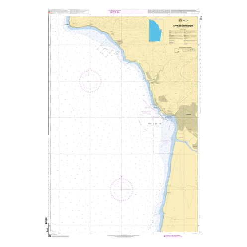 Shom C - 7715 - Approches d'Agadir