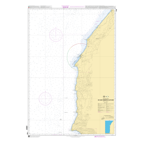 Shom C - 7708 - De Oued Tensifte à Cap Ghir