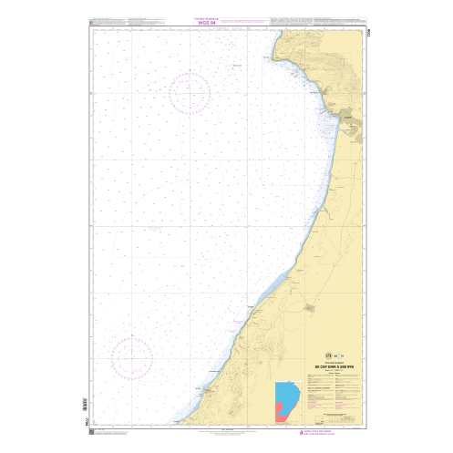 Shom C - 7709 - De Cap Ghir à Sidi Ifni