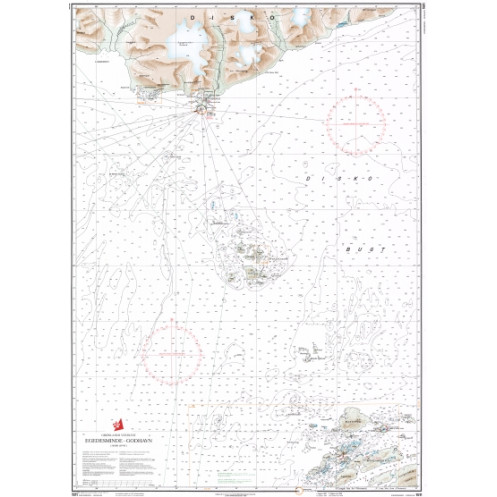 Danish Hydrographic Office - 1511 - Groenland Vestkyst. Egedesminde – Godhavn