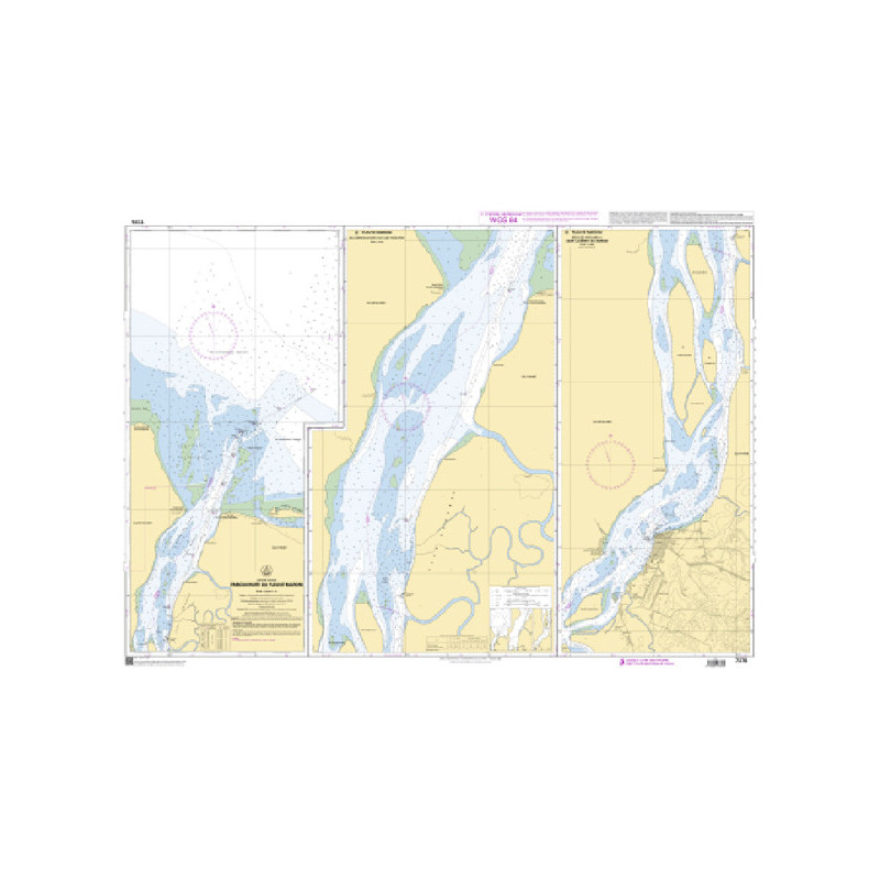 Shom C - 7376 - Embouchure du fleuve Maroni