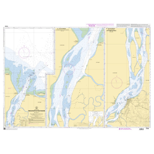 Shom C - 7376 - Embouchure du fleuve Maroni