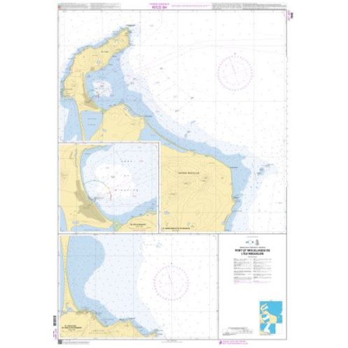 Shom C - 7640 - Port et mouillages de l'Île Miquelon