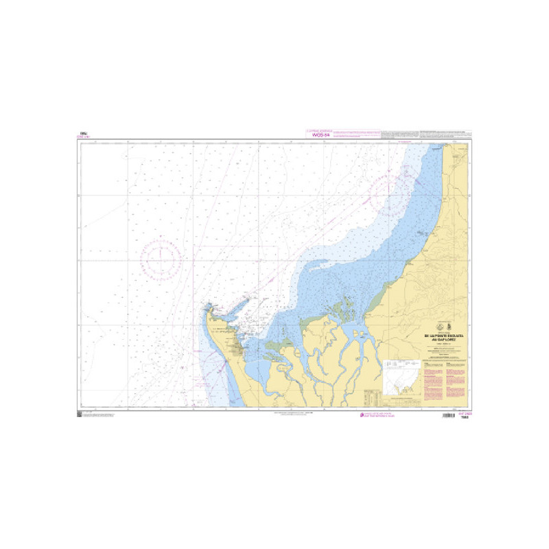 Shom C - 7583 - De la Pointe Ekouata au Cap Lopez