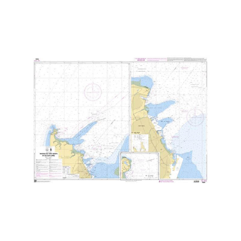 Shom C - 7584 - Abords de Port-Gentil et du Cap Lopez