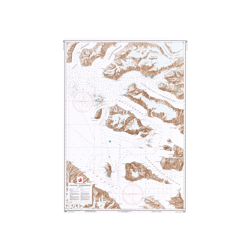Danish Hydrographic Office - 1610 - Groenland Vestkyst. Umanak – Mârmorilik
