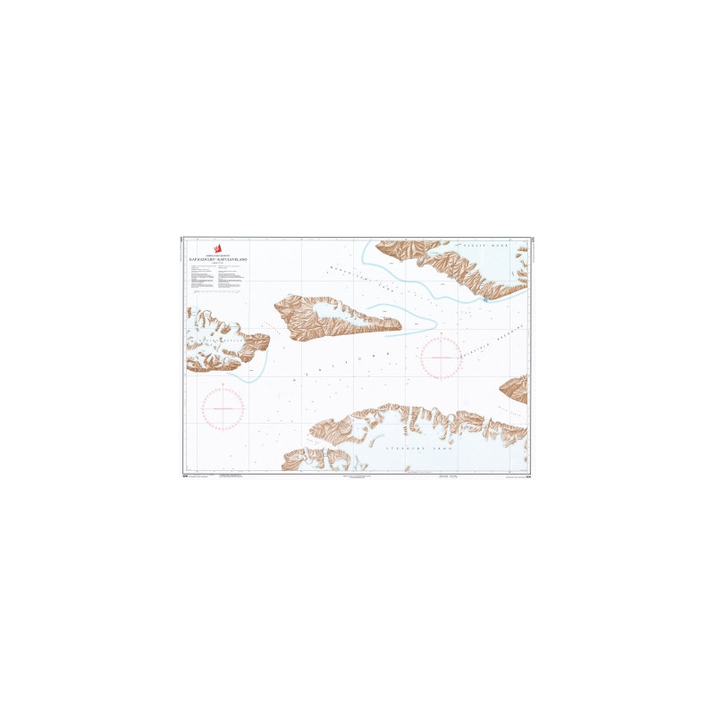 Danish Hydrographic Office - 3210 - Groenland Vestkyst. Kap Radcliff - Kap Cleveland