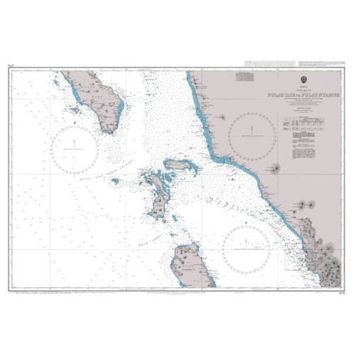 Admiralty Raster ARCS - 2779 - Pulau Ilir to Pulau Nyamuk