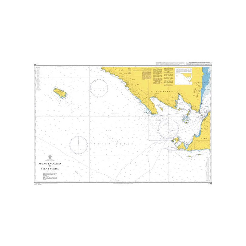 Admiralty Raster ARCS - 2785 - Pulau Enggano to Selat Sunda.