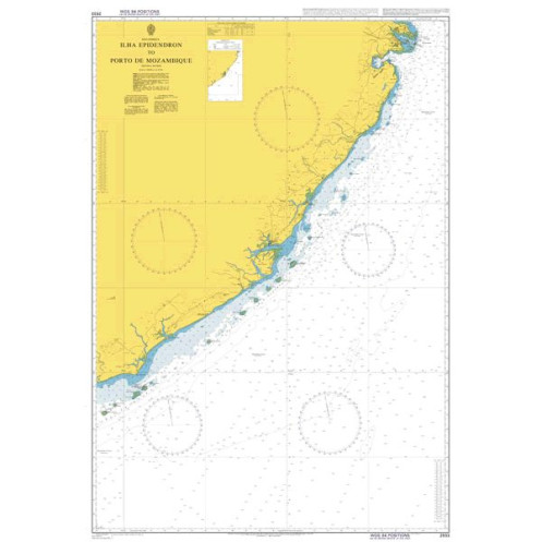 Admiralty Raster ARCS - 2933 - Ilha Epidendron to Porto de Mocambique