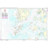 DHO - 1331 - carte marine - Kitaata Sineriaa (Groenland Vestkyst) La côte ouest du Groenland Nuuk (Godthåb)