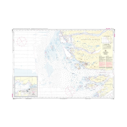 Danish Hydrographic Office - 1430 - Kitaata Sineriaa (Groenland Vestkyst) The West Coast of Greenland. Sisimiut (Holsteinsborg)