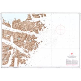 Danish Hydrographic Office - 2130 - Groenland Østkyst. Prins Christian Sund, E-lige indsejling