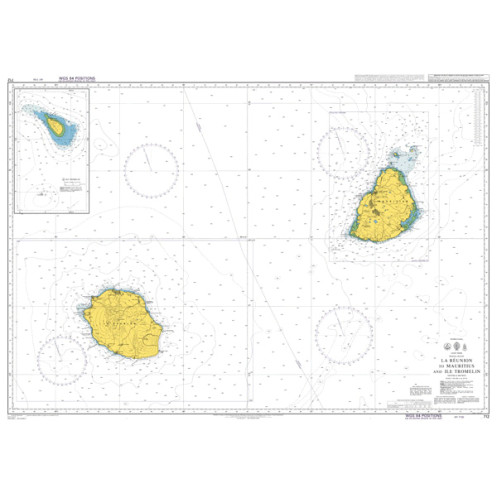 Admiralty Raster ARCS - 712 - La Reunion to Mauritius and Ile Tromelin