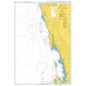 Admiralty Raster ARCS - 824 - Heinze Islands to Myeik (Mergui)