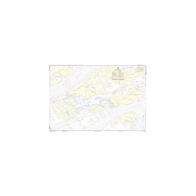 Danish Hydrographic Office - 1161 - Kitaata Sineriaa (Groenland Vestkyst) The West Coast of Greenland. Simiutaq ? Qarmat