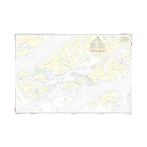 Danish Hydrographic Office - 1161 - Kitaata Sineriaa (Groenland Vestkyst) The West Coast of Greenland. Simiutaq ? Qarmat