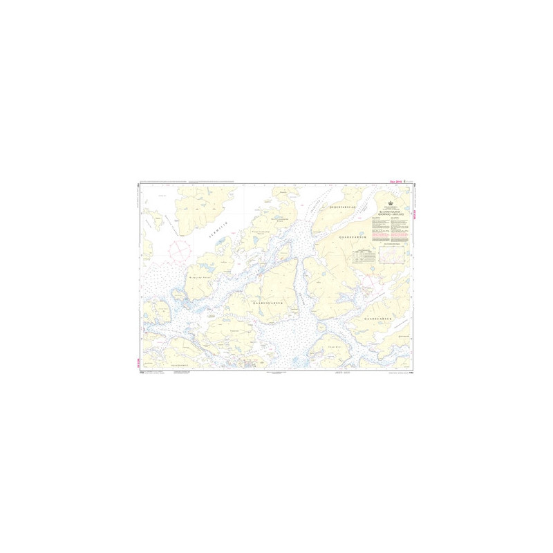 Danish Hydrographic Office - 1163 - Kitaata Sineriaa (Groenland Vestkyst) The West Coast of Greenland. Kuannit Saavat ? Qoornoq