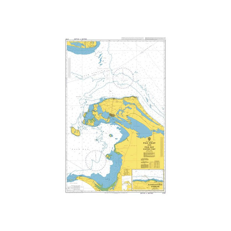 Admiralty Raster Geotiff - 2197 - Palk Strait and Palk Bay (Eastern Part)