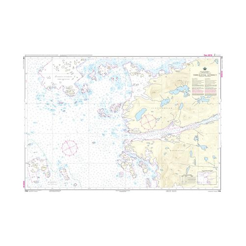 Danish Hydrographic Office - 1166 - Kitaata Sineriaa (Groenland Vestkyst) The West Coast of Greenland. Torsukattak – Kitsissut (